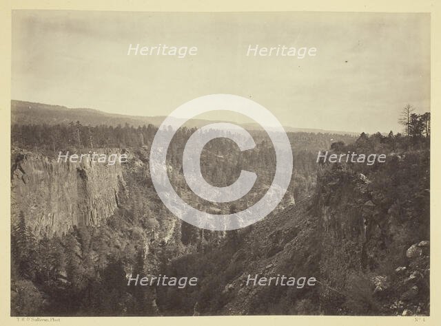 North Fork Cañon, Sierra Blanca Creek, Arizona, 1873. Creator: Tim O'Sullivan.
