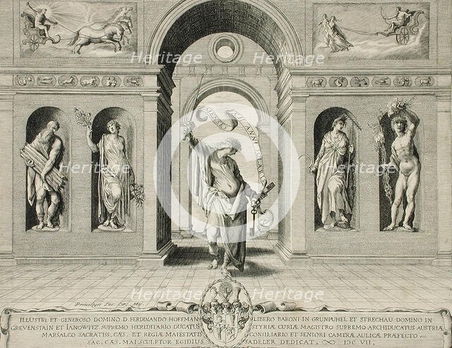 The Four Seasons in Niches, c1607. Creator: Aegidius Sadeler II.