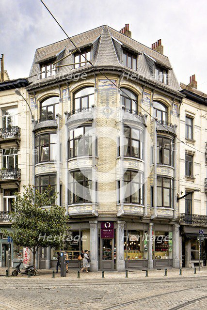 6 Parvis de la Trinite, Ixelles, Brussels, Belgium, (1909), c2014-2017. Artist: Alan John Ainsworth.