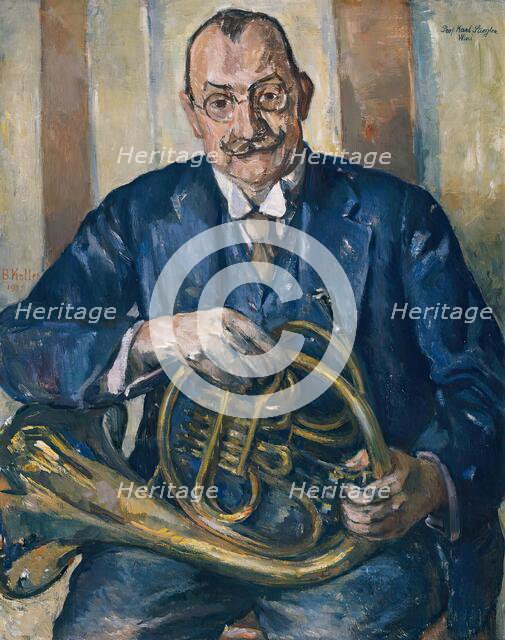 Prof. Karl Stiegler, 1932. Creator: Broncia Koller.