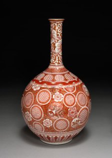 Vase: Kutani Ware, 19th century. Creator: Unknown.