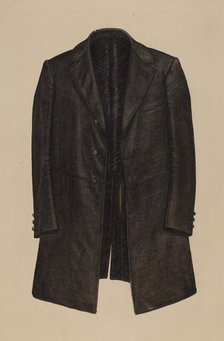 Prince Albert coat, c. 1941. Creator: Lelah Nelson.