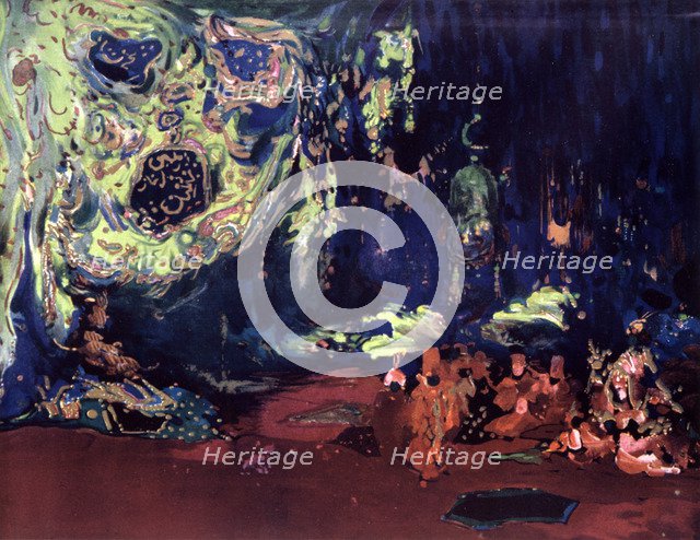 Set design for the ballet Scheherazade, c1913. Artist: Leon Bakst