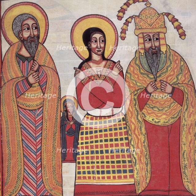 A Pharisee, the Virgin Mary and Joseph, c1708-c1711. Creator: Unknown.