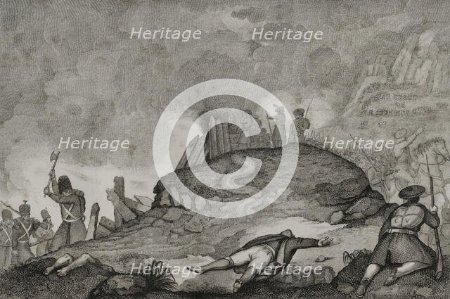 First Carlist War (1833-1840): Battle of Ormaiztegui (3 January 1835), 1845. Creators: Francisco Sainz, Juan Garrafa.