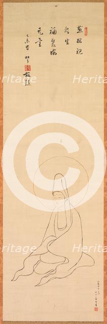 White-Robed Guanyin, late 1200s - early 1300s. Creator: Zhongfeng Mingben (Chinese, 1263-1323).