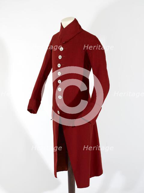 Man's Coat, 18th Century. Creator: Unknown.