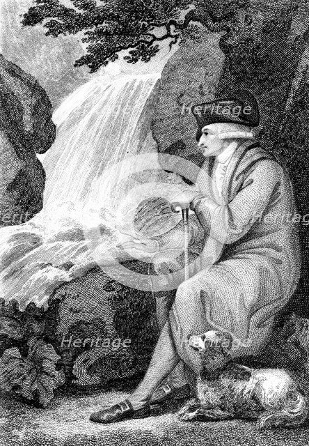 Jean-Jacques Rousseau, French political author, 1787. Artist: Unknown