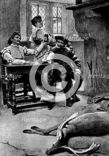 "Here's a Health to the Lass!" - by John Scott, 1895. Creator: Unknown.