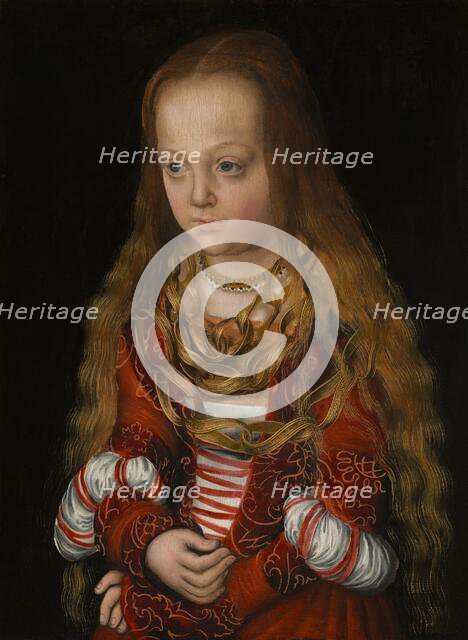 A Princess of Saxony, c. 1517. Creator: Lucas Cranach the Elder.