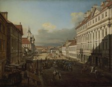 Dluga Street, Warsaw, 1777. Creator: Bellotto, Bernardo (1720-1780).