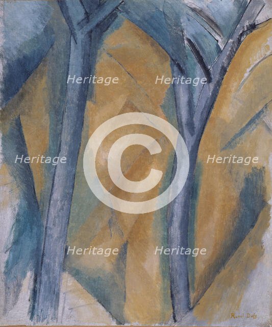 Landscape at L'Estaque, 1908. Creator: Dufy, Raoul (1877-1953).