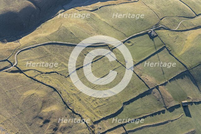 Earthwork remains of a probable Iron Age hut circle settlement near Conistone, North Yorkshire, 2024 Creator: Robyn Andrews.
