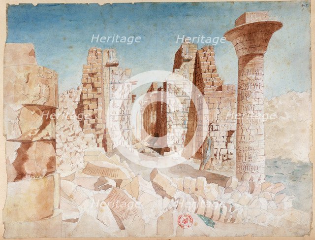 'Karnak', Egypt, 19th century. Artist: Nestor l'Hote