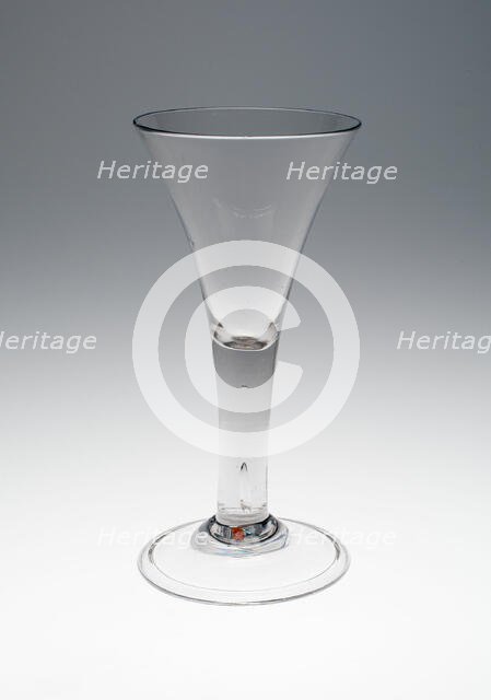 Wine Glass, England, c. 1730/50. Creator: Unknown.