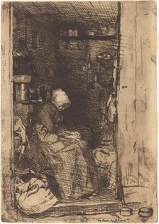 La Vieille aux Loques, 1858. Creator: James Abbott McNeill Whistler.