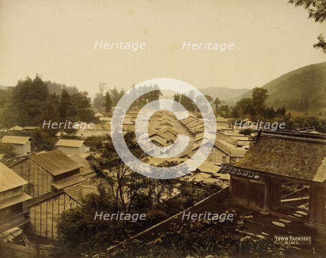 Town Hachiishi, 1865. Creator: Unknown.