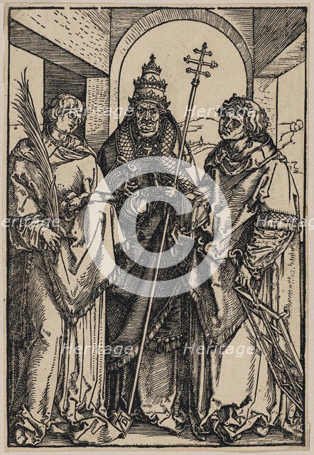 Saints Stephen, Sixtus and Lawrence, c.1504. Creator: Dürer, Albrecht (1471-1528).