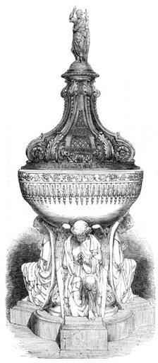 New Font for Witley Church, 1861. Creator: Unknown.