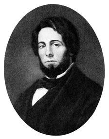 Herman Melville, American author, 19th century. Artist: Unknown