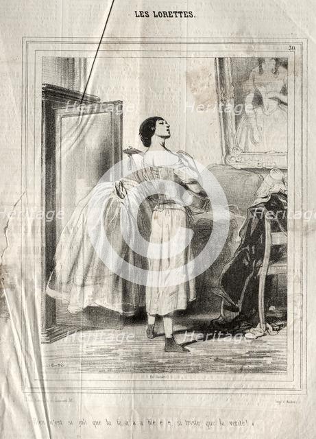 Les Lorettes, 1842. Creator: Paul Gavarni (French, 1804-1866).