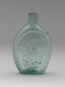 Flask, 1831/40. Creator: Coffin & Hay.