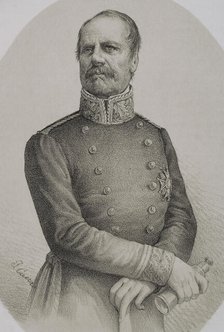 Rafael Maroto, (1783-1847), Spanish military who fought on the Carlist faction during the 1st..,1869 Creator: Jose Cuevas.
