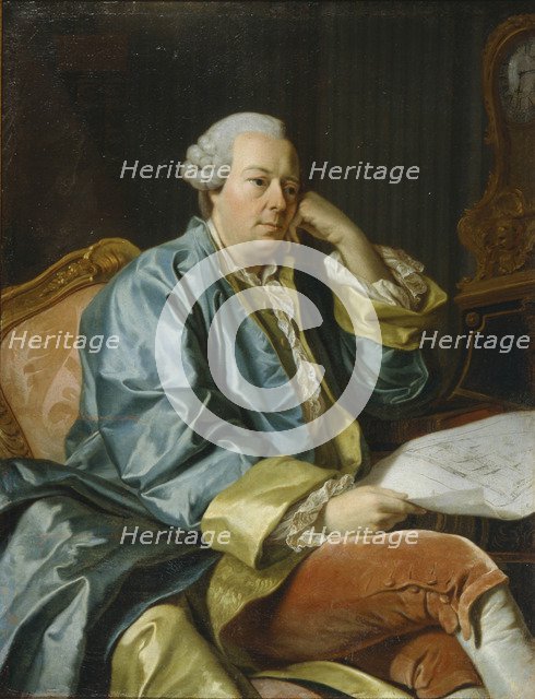 Portrait of Ivan Ivanovich Betskoi (1704-1795), 1770s. Artist: Roslin, Alexander (1718-1793)