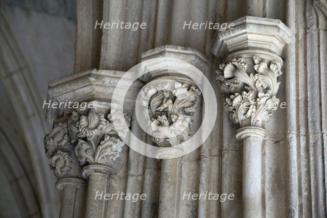 Architectural detail, Monastery of Batalha, Batalha, Portugal, 2009. Artist: Samuel Magal
