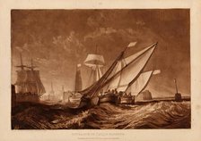 Entrance to Calais Harbour, 1816. Creator: JMW Turner.