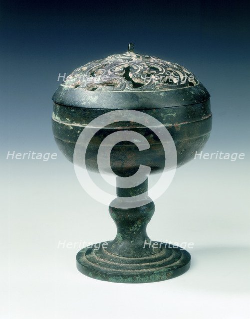 Bronze incense burner, Western Han dynasty, China, 2nd-1st century BC. Artist: Unknown