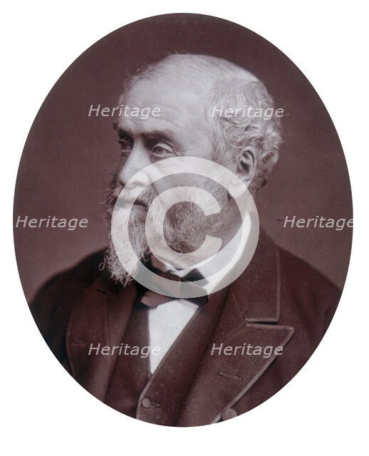 William Harrison Ainsworth, author, 1881 Creator: Lock & Whitfield.