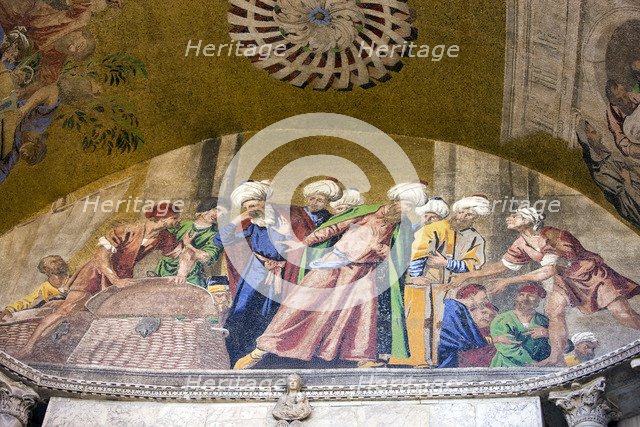The removal of Saint Mark's body from Alexandria. Artist: Samuel Magal