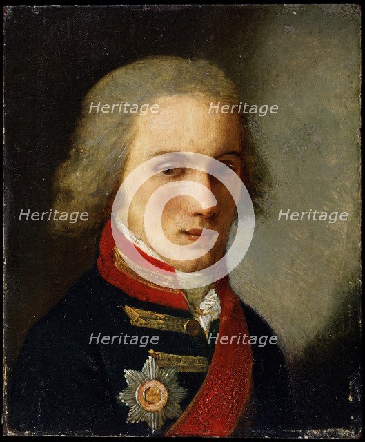 'Portrait of the Author Count Pyotr Vyazemsky', 19th century. Artist: Salvatore Tonci