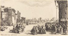 The Slave Market, 1629. Creator: Jacques Callot.