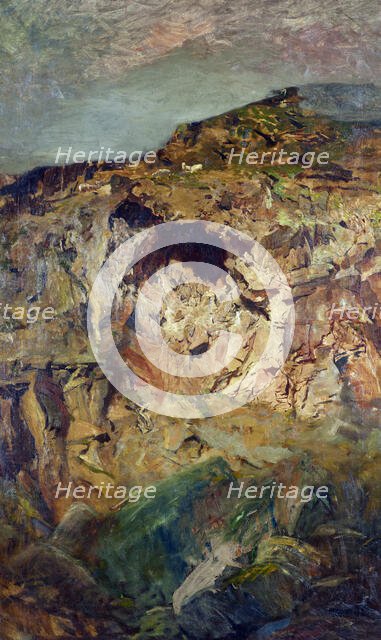 Rock study, Sumner, c1890. Creator: Petrus van der Velden.