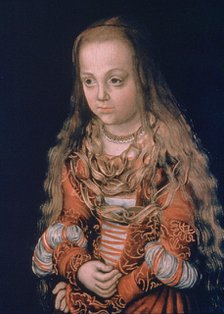 'A Princess of Saxony', c1517. Artist: Lucas Cranach the Elder