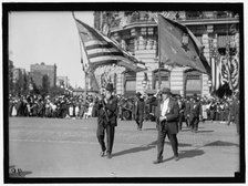 Parade On Pennsylvania Ave - Oregon Unit, between 1910 and 1921. Creator: Harris & Ewing.