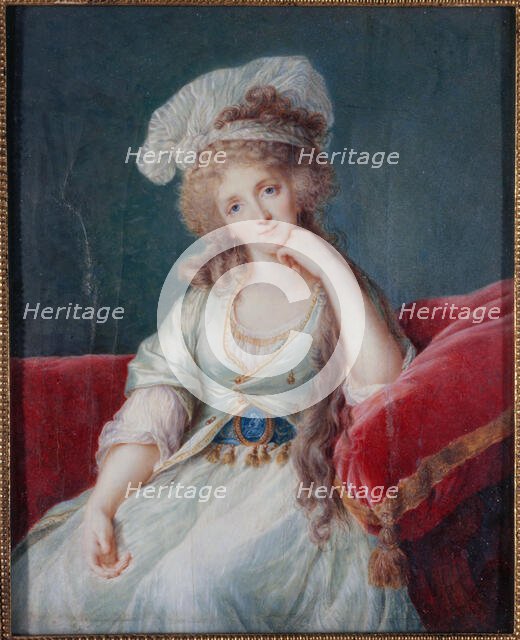 Portrait of the Duchess of Orleans, c1790. Creator: Ecole Francaise.