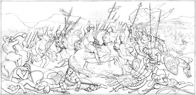 The Battle of Hastings, 1066, (1833). Artist: T Henwood