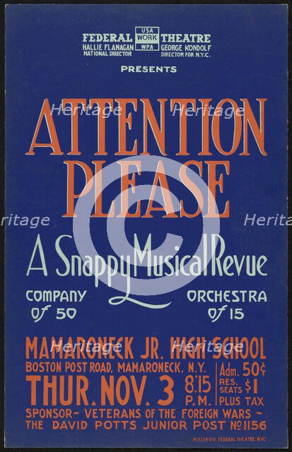 Attention Please, Mamaroneck, NY, [193-]. Creator: Unknown.