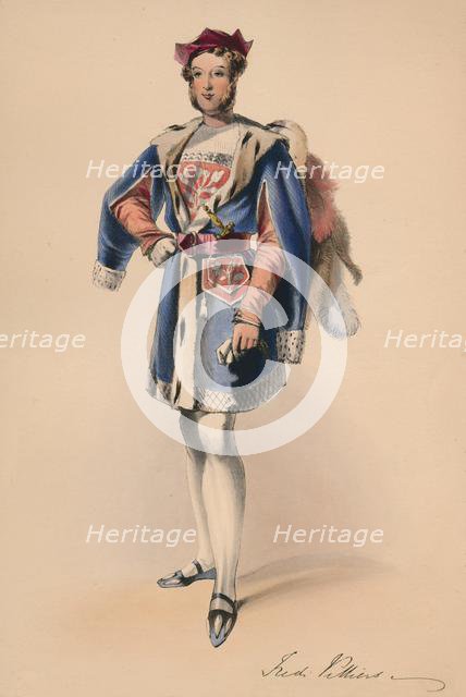 Frederick Child-Villiers in costume for Queen Victoria's Bal Costumé, May 12 1842, (1843).  Creator: John Richard Coke Smyth.