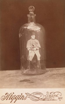 Man in Bottle, ca. 1888. Creator: John C. Higgins.
