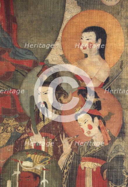 The Tejaprabha Buddha Surrounded with Planet Deities.