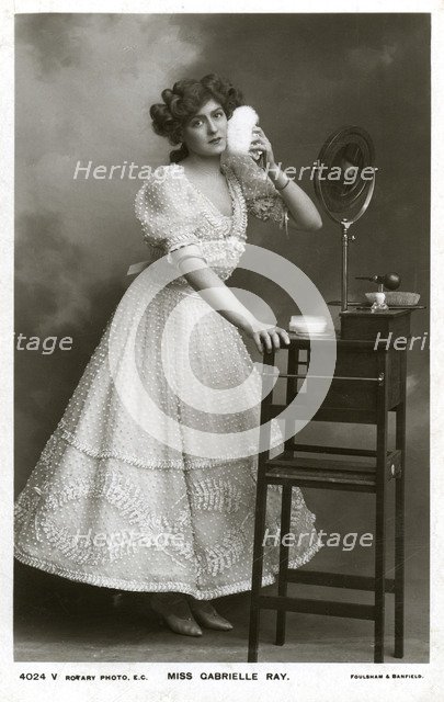 Gabrielle Ray, English actress, dancer and singer, c1906.Artist: Rotary Photo