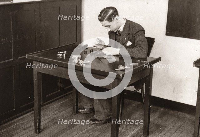 Selection and aptitude test, Rowntree factory, York, Yorkshire, 1948. Artist: Unknown