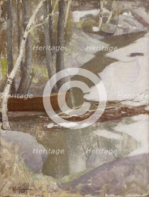 Spring Landscape, 1929. Creator: Pekka Halonen.