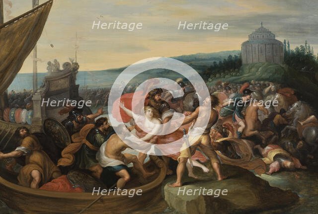 The Abduction of Helen, 17th century? Creator: Workshop of Frans Francken the Younger.