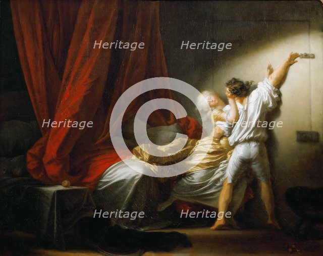 The Bolt (Le Verrou). Artist: Fragonard, Jean Honoré (1732-1806)
