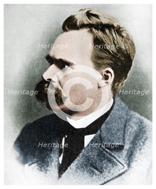 'Superman': Friedrich Nietzsche, German philosopher, 19th century (1956). Artist: Unknown.